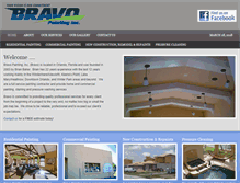 Tablet Screenshot of bravopaintinginc.com